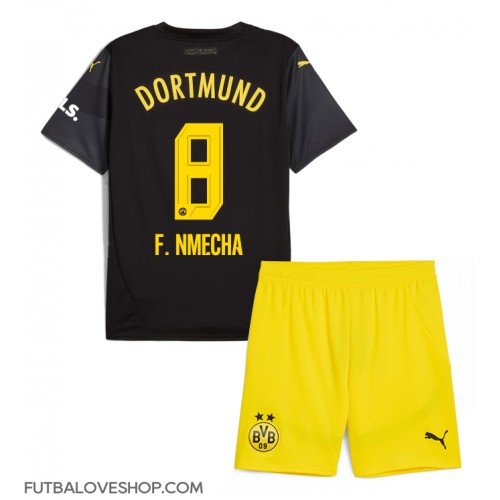 Dres Borussia Dortmund Felix Nmecha #8 Preč pre deti 2024-25 Krátky Rukáv (+ trenírky)